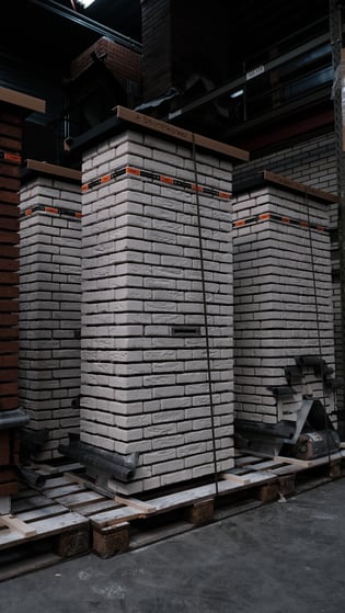 Prefab schoorsteen afdekker