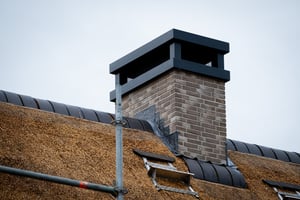 Circulaire prefab schoorsteen