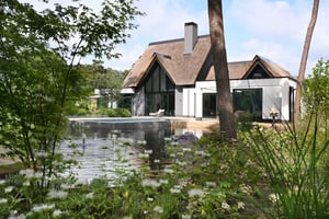 prefab schoorsteen voor villa