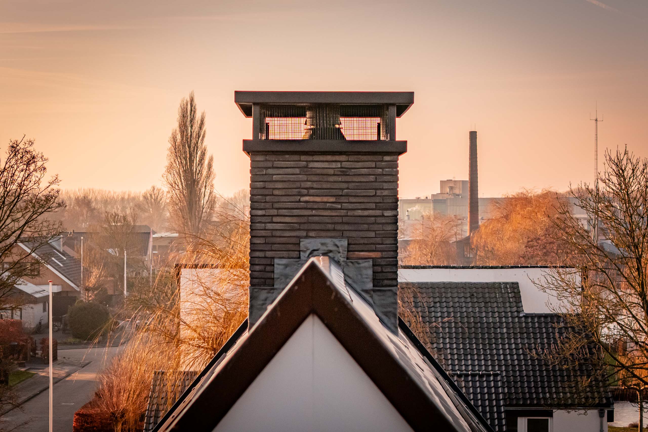 Prefab schoorsteen Sneek
