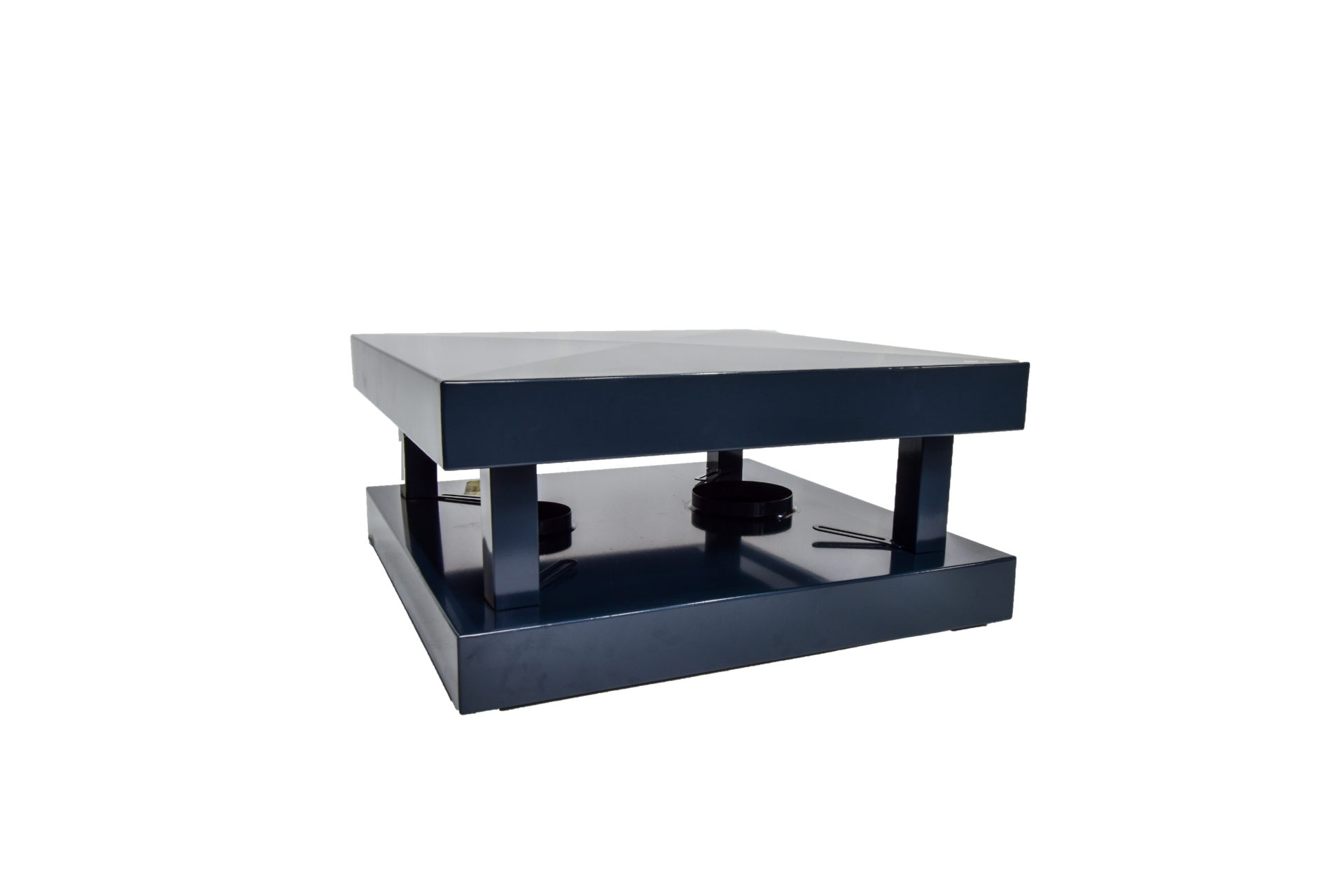 RVS dubbele kap schoorsteenkap